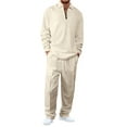 thumbnail image 1 of Long Sleeved Long Pants Two-piece Sports And Leisure Men's Suit, 1 of 5