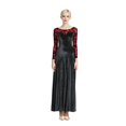 thumbnail image 1 of Long Sleeved Modern Dance Dress Women's Ballroom Dance Dress Waltz Dance Costume, 1 of 7
