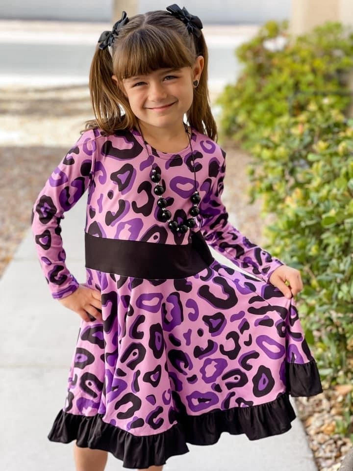 pink and purple leopard print dress Pirelle Cut-Out Back Maxi Dress Leopard Purple