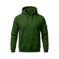 thumbnail image 1 of Men's Hoodie, Solid Color Long Sleeve Drawstring with Pockets Loose Fit, 1 of 6