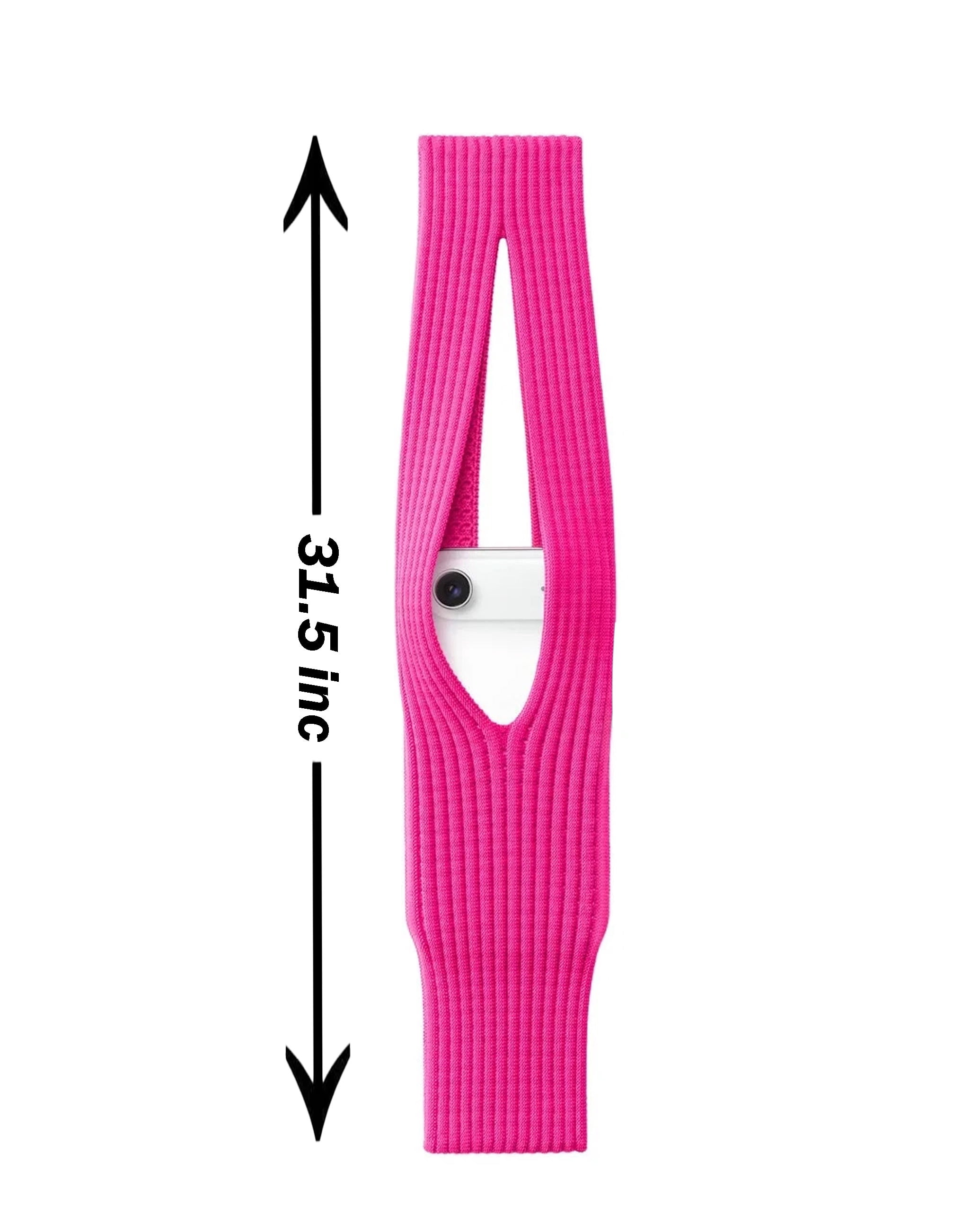 Long SoftTouch Smartphone Sleeve - Pink