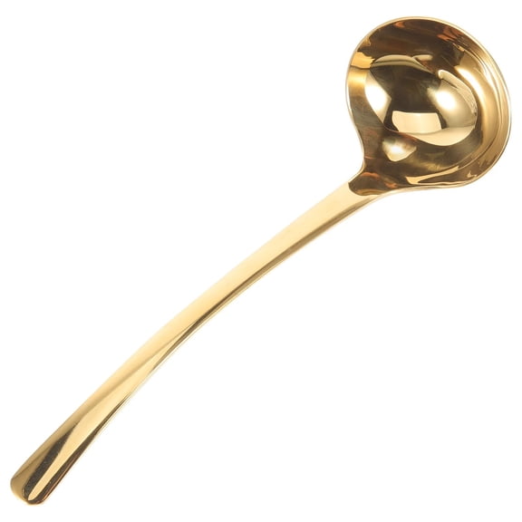 Long Spoon Ladle Kitchen Cooking Spoon Stainless Steel Ladle Long Handle Soup Spoon Large Serving Ladle Chef Spoon for Cooking Stirring