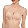 thumbnail image 1 of Long Sports Bras for Women Convertible Bra Feature V-Neck Training Bra Style W-271 Khaki 75B, 1 of 4