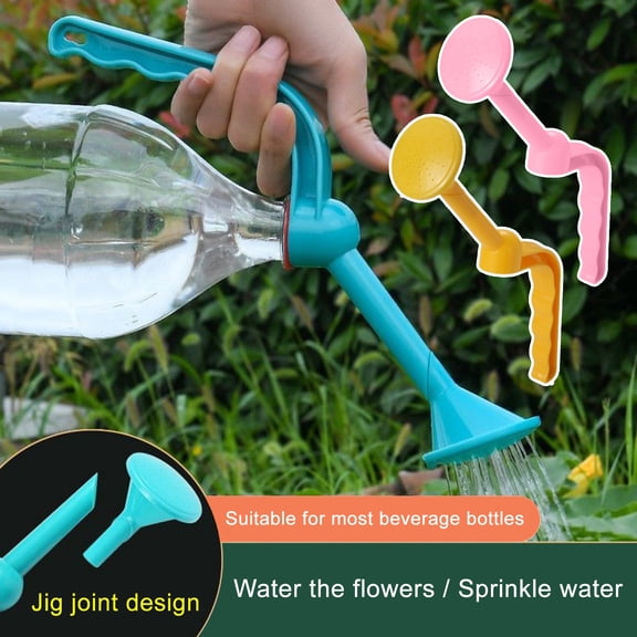 Long-Spout Spray Head Bottle Cap Watering Spout Spray Bottle Shower Head Compatible with 28mm Bottle for Garden Bonsai Potted Plants