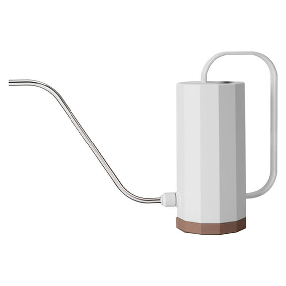 Long Spout Watering Can for Succulents Indoor Outdoor Plants 1L Ergonomic Handle Garden Watering Pot with Precise Pour Control Decorative Metal Plant Watering Kettle for Courtyard Herbs Flowers