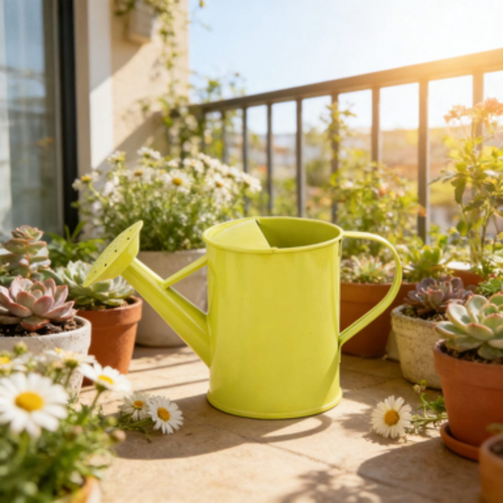 Long Spout Watering Can for Indoor and Outdoor Gardens Featuring Ergonomic Handle with Balanced Design