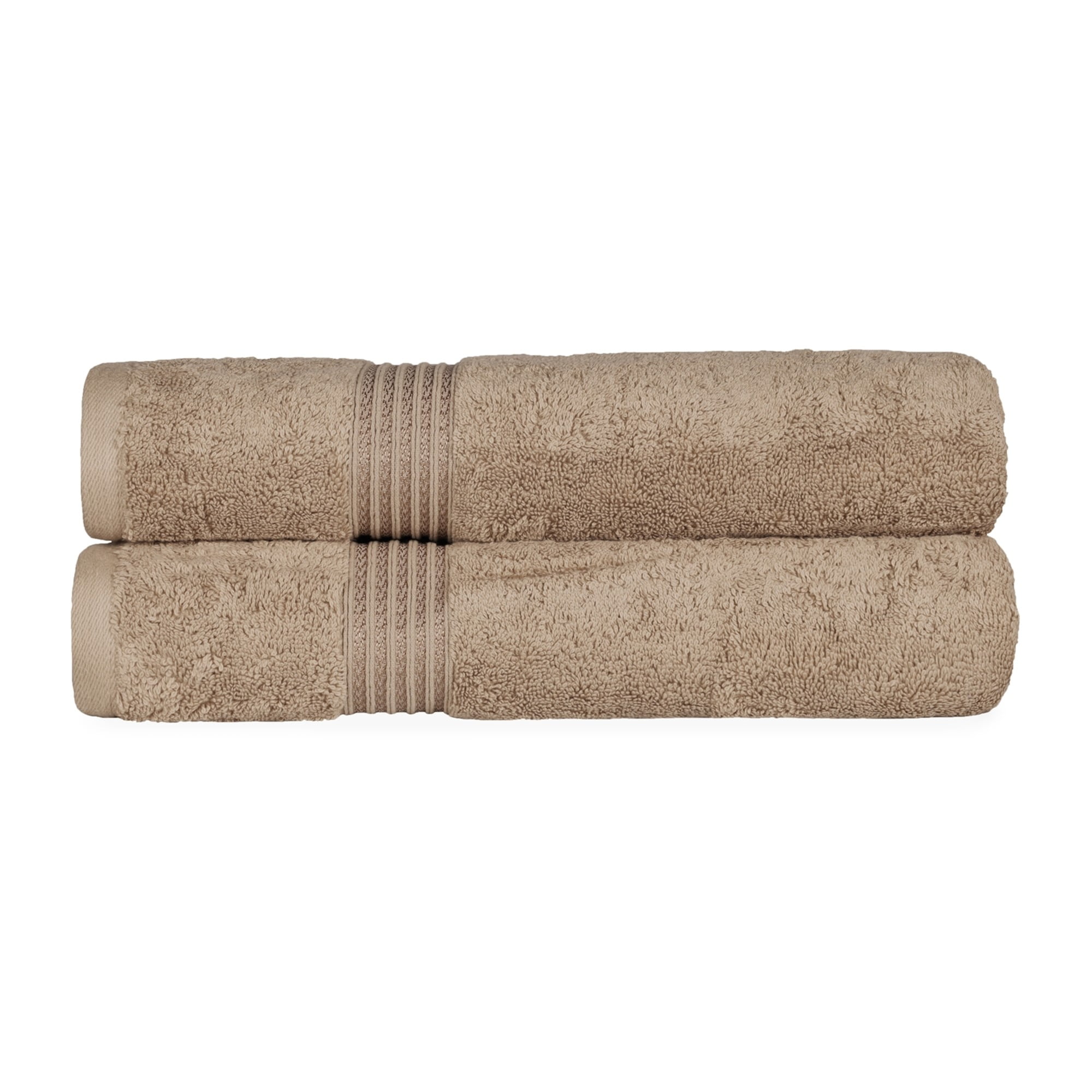 Long Staple Combed Egyptian Cotton Bath Sheet Set, Taupe, by Superior 