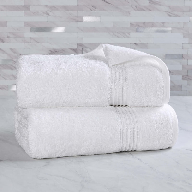 Impressions Derry Solid Egyptian Cotton 2-Piece Bath Sheet Set