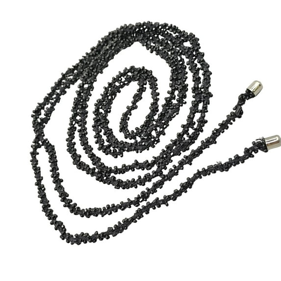 Long Statement Artificial Crystal Beaded Necklace Vintage Inspired Lightweight Multilayer Neckchain Handmade Accessory