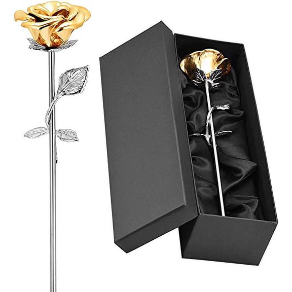 Long-Stem Rose Flower Cremation Urns for Ashes Stainless Steel Memorial Keepsake Funeral Ash Container Human Pet Dog Cat for Ashes