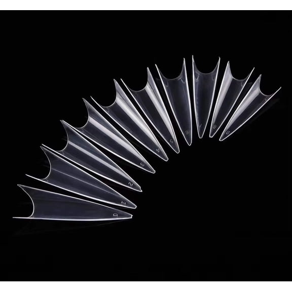 Long Stiletto Nails Tips Artificial False Nail Tips Fake Tips 500Pcs in Bags Jargod
