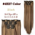 thumbnail image 1 of Long Straight Clip-in Synthetic Hair Extensions, 1 of 26