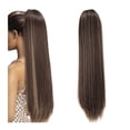 thumbnail image 1 of Long Straight Hair Synthetic Drawstring Ponytail Wear Daily and Supple Fake Ponytail Hair Accessories, 1 of 5