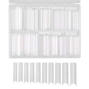 Long Straight Square Shape Nails Tips for Acrylic False Nails