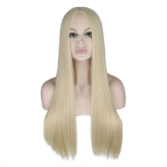 Long Straight Synthetic Wig Fancy Dress Hair for Halloween