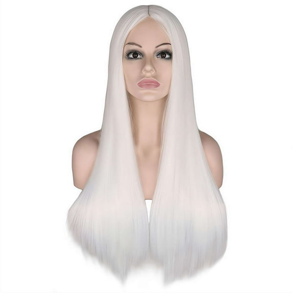 Long Straight Synthetic Wig Fancy Dress Hair for Halloween