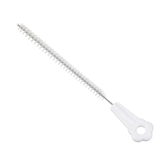 Long Straw Cleaning Brush for Bottles & Tubes | Soft Bristle Multi-Function Cleaner for Narrow Containers, Straws & Small Gaps | Portable Household Cleaning Brush Set | 1-Pack Olive Green