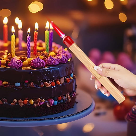 Long Strip Matches Lighter, Funny Match Lighter, Multipurpose Refillable Butane Lighter, Gas Refillable Matches Lighter for Outdoor Cooking Creme Brulee, Barbecue, Welding, Crafts Baking