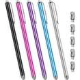 thumbnail image 1 of Long Stylus Pens for Touch Screens (5 Pack 185mm) High Sensitivity, Precision and No Scratches, Compatible with iPad, iPhone, Android, Tablets and More. Capacitive Touchscreen Stylist Mesh Fiber Tips, 1 of 14