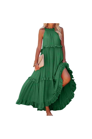 chinese dress ladies Petal and Pup Women's Naira Pleated Maxi Dress