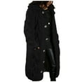 thumbnail image 1 of Long Sweaters Cardigan for Women Open Front Long Sleeve Plus Size Hooded Cardigans Chunky Cable Knit Duster Cardigans with Pockets Winter Coat, 1 of 4