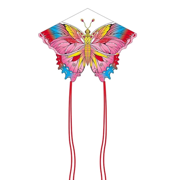 Long Tail Large Easy Fly Biomimetic Butterfly Kite, 164.04Ft Flying Line Outdoor Toy, Wind Resistant Decor forAdults Beach, Lawn and Spring Outdoor Activity