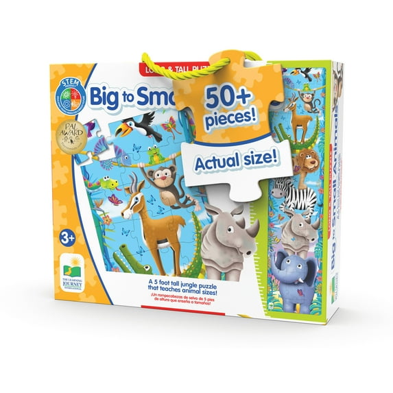 Long & Tall Puzzles - Big to Small Animals