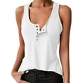 thumbnail image 1 of Long Tank Tops for Women Soft Solid Summer Tank Tops Spaghetti Strap Comfy Crew Neck Sleeveless Layering Shirts Camisole Vest Clothes Ruched Women's Tees and Tanks Curved Hem, 1 of 7