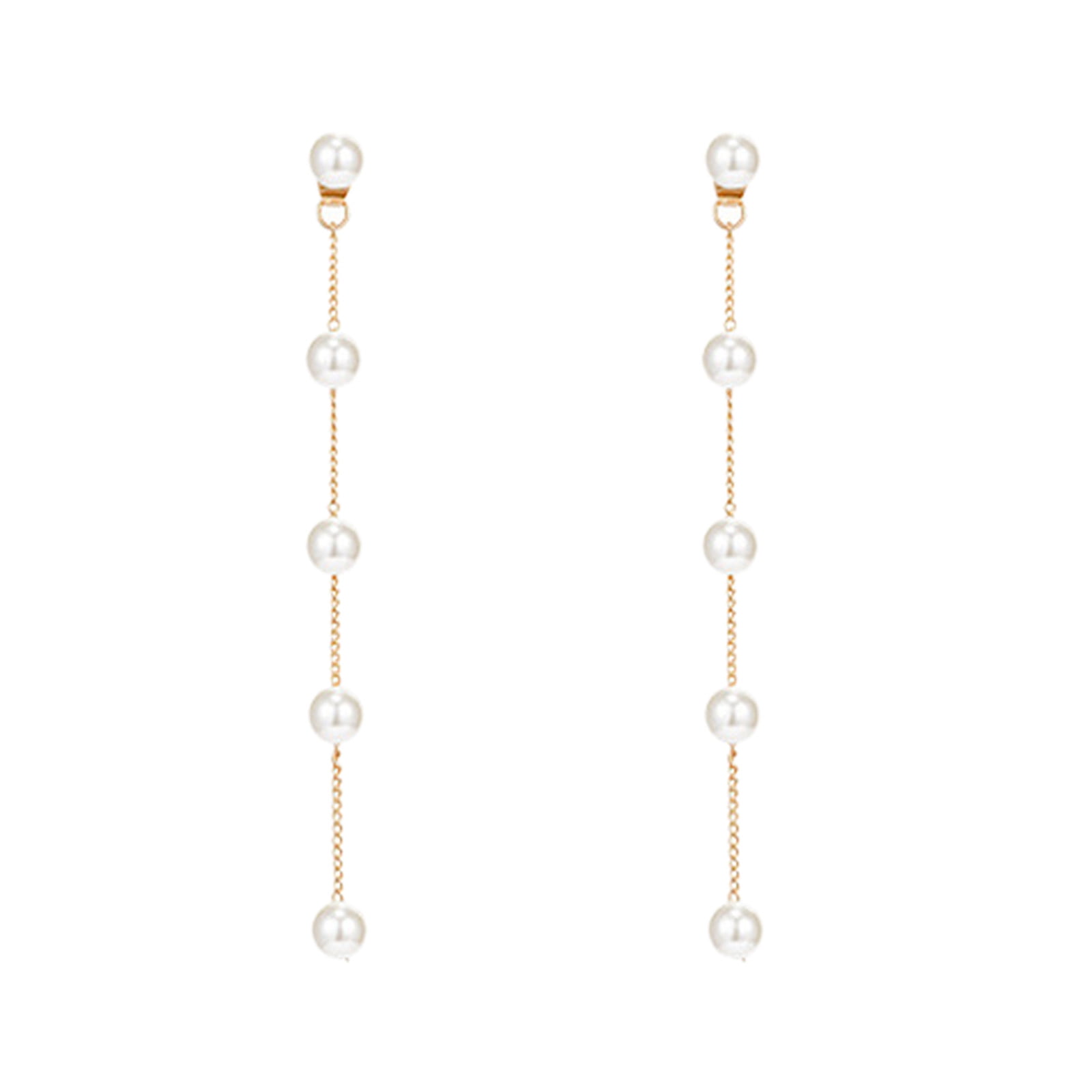 Pearl Tassel Earrings main image 1