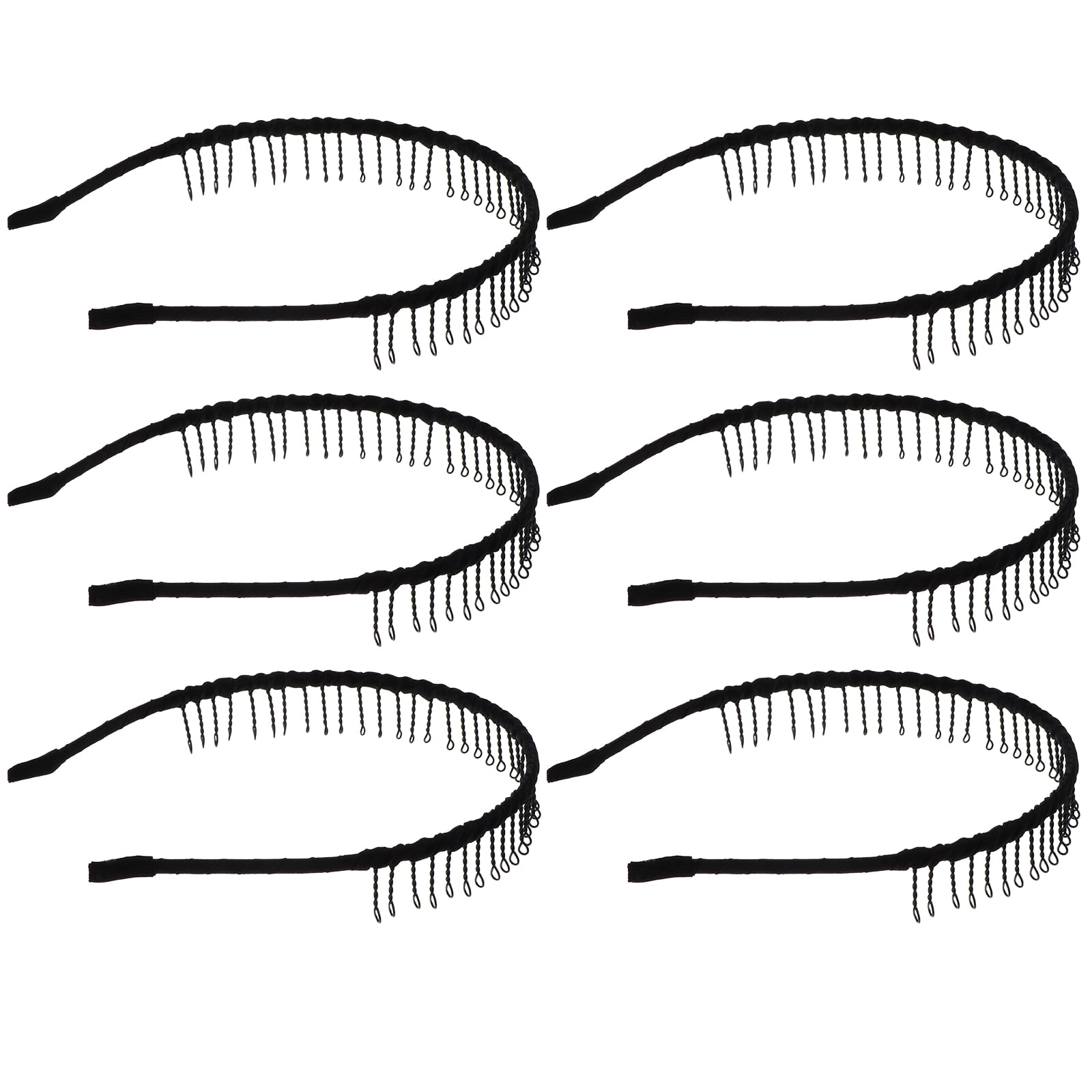 Long Teeth Nonslip Headband Men Comb Makeup Hair Hoop Ties for Guys