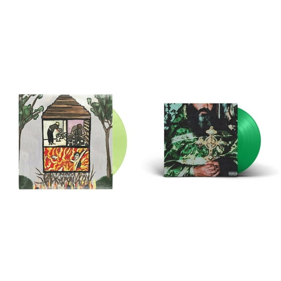 Long Term Effects Of Suffering (Glow Green LP Vinyl) & Sing Me A Lullaby My Sweet Temptation (Green LP Vinyl)