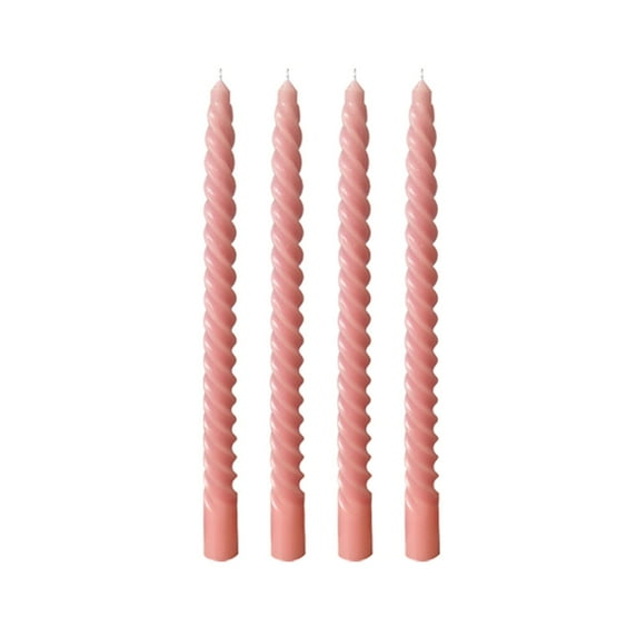 Long Thread Candles for Wedding, Holiday & Party Decor – 4-Pack Taper Candles, Multi-Use Candle Set for Dinner Lighting, Banquet, Christmas, Home Decoration