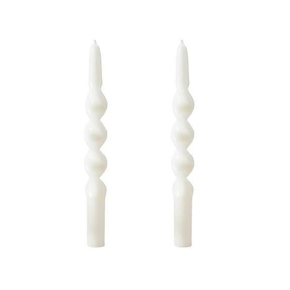 Long Thread Candles for Wedding, Party, Holiday Decor – 2-Pack Tapered Candle Set for Dinner Lighting, Home Ambiance, Spiritual Relaxation – Multi-Use Decorative Candles
