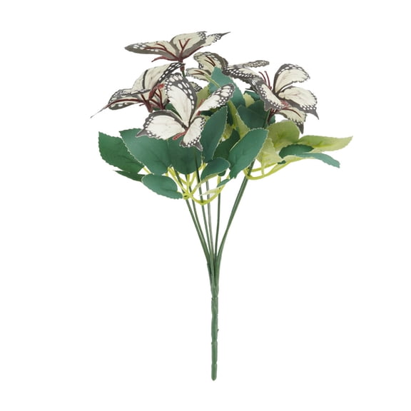 Long Time Multihued Butterfly Faux Plant for Wedding Desk Display