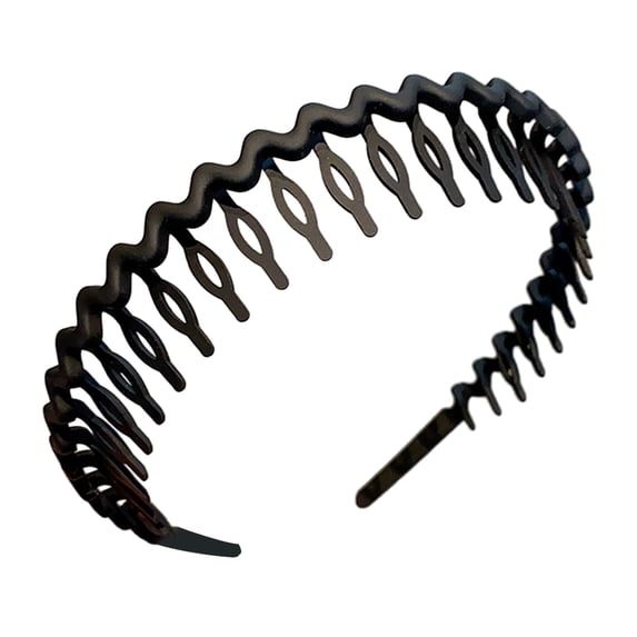 Long Toothed Headwear Frosted Candy Color Anti-slip Geometric Girl Hair Hoop Hair Accessories