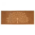 thumbnail image 1 of Abbott Tree of Life Doormat – Extra-Wide Coir & PVC, Embossed Tree Design, 18x46" – Long Natural Doormat, Symbolic Entryway Decor, 1 of 6