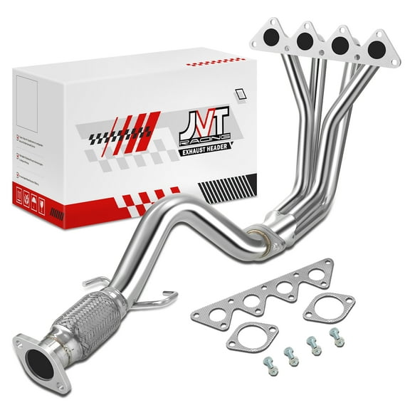 Long Tube Exhause Manifold Header Kit For 06-11 Hyundai Accent Kai Rio Rio5 1.6L