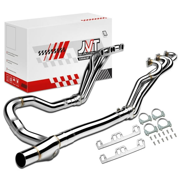 Long Tube Exhaust Header Manifold with Y Pipe for 1996-2003 Dodge Durango Dakota 96-01 Ram V8