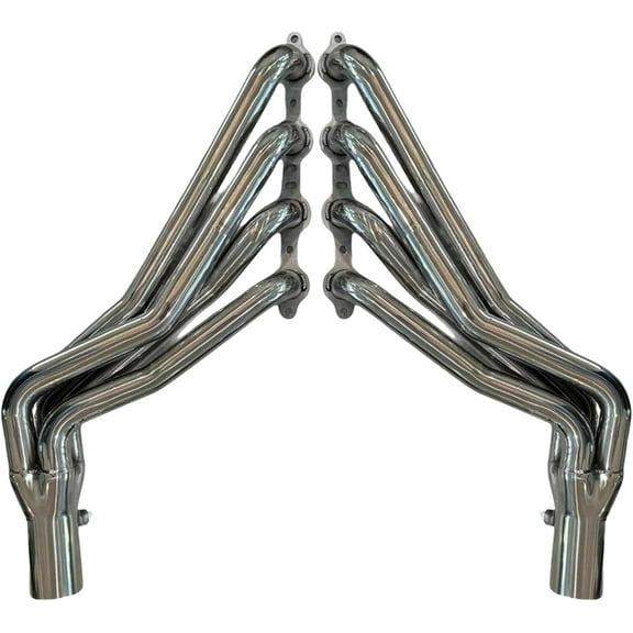 Long Tube Headers for LS Swaps, Fit 60-87 Chevy & GMC Trucks C10 C20 C30 2wd, Also fits 88 and up 2wd Square Body (Does not fit OBS Body Style)