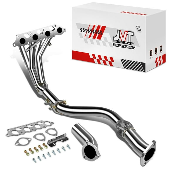 Long Tube Stainless Steel Exhaust Header Kit For 00-04 Ford Focus 2.0L 121 L4