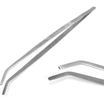 Long Tweezer Curved Tip Stainless Steel