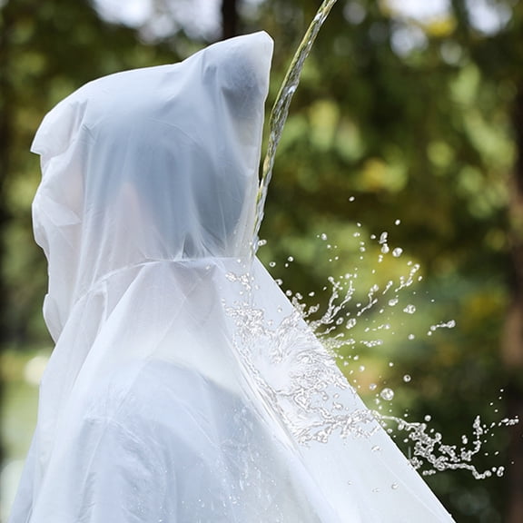 Long Waterproof Cape Raincoat For Outdoor Hiking Portable Unisex Heavy Downpour Protection Camping Blanket 2 In 1