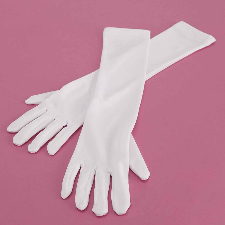 White Opera Gloves Costume Accessory White Opera Gloves Costume Accessory