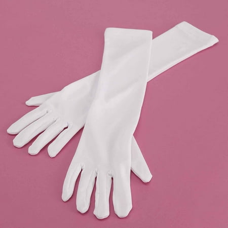 Long White Gloves Halloween Costume Accessory
