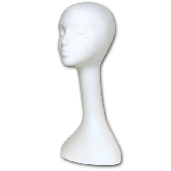 Long Wig Styrofoam Head (20