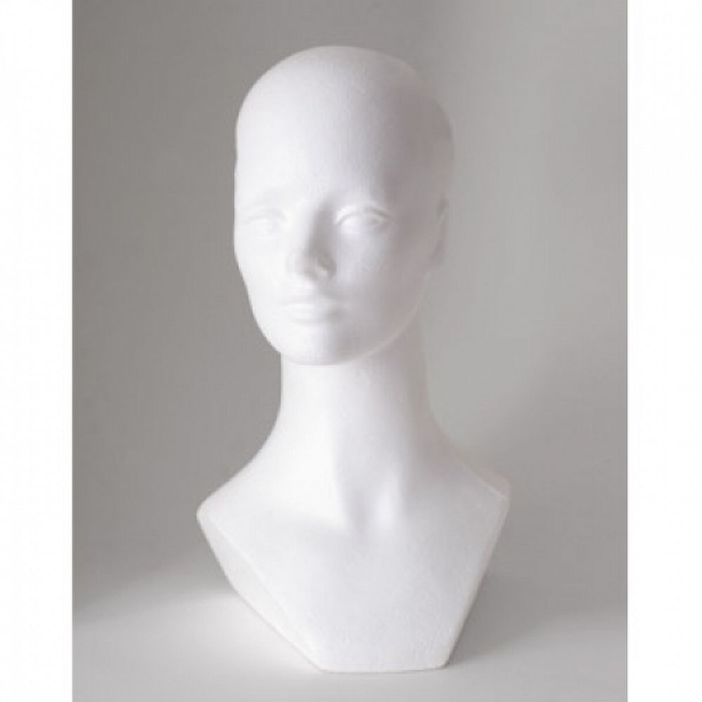 Long Wig Styrofoam Heads