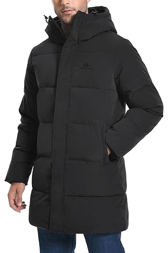 Long Winter Coat Men Pioneer Camp Waterproof Thicken Hooded