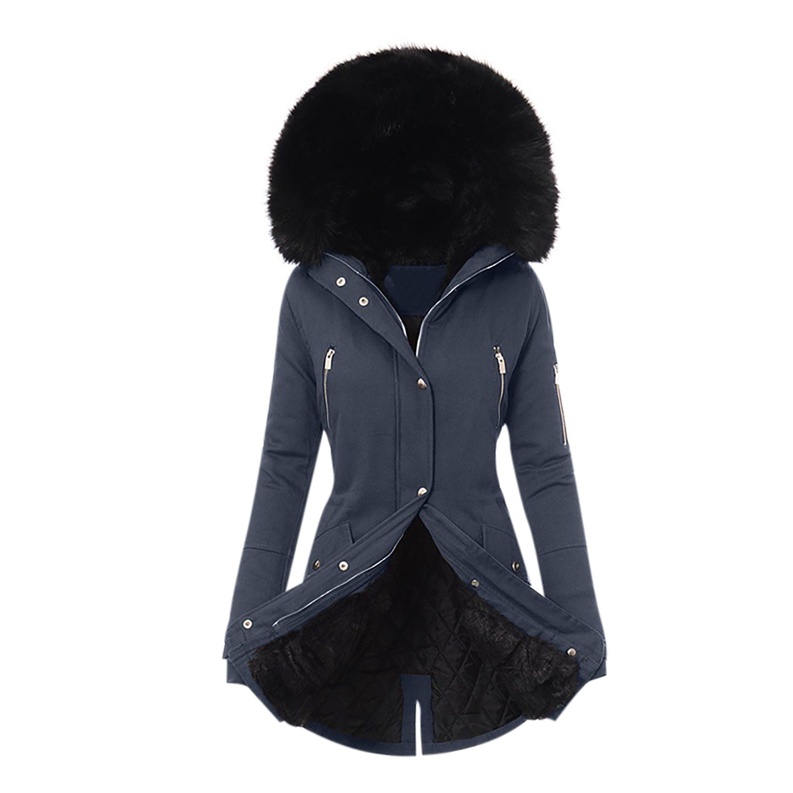 Long Winter Coats for Women Dressy Warm Extreme Cold Weather Outwear Thermal Heavy Furry Down