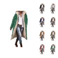 thumbnail image 1 of Long Winter Coats for Women Long Sleeve Warm Fleece Lined Zip Up Hooded Jacket with Pockets Parka Outerwear, 1 of 1
