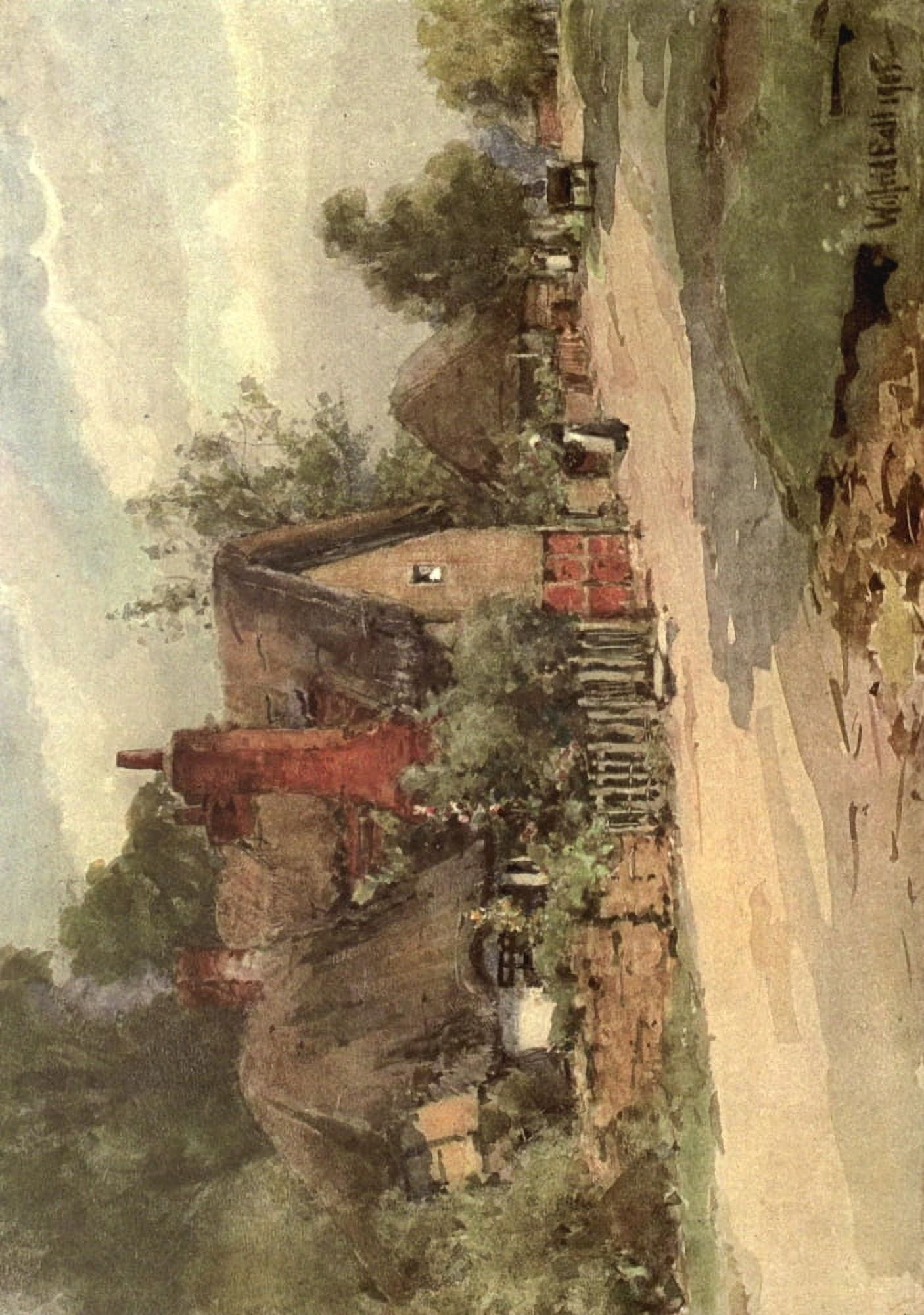Long Wittenham Oxfordshire 2 Canvas Art - Wilfrid Ball (24 x 36)